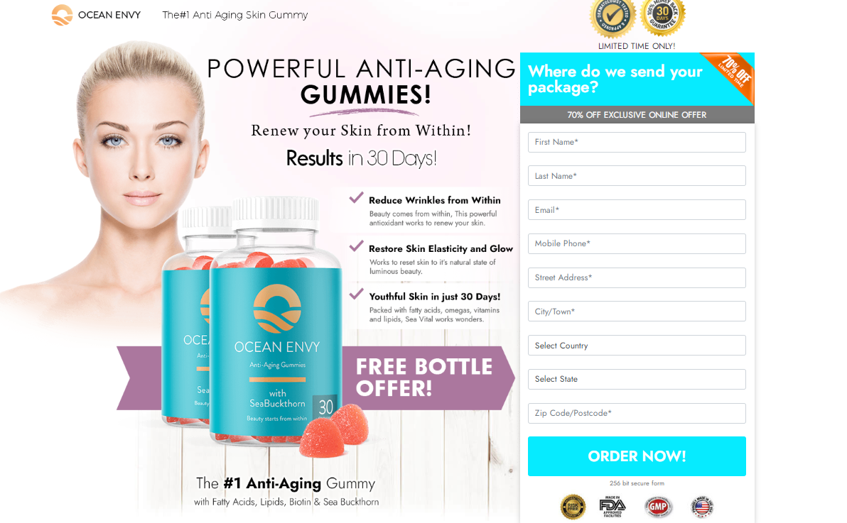 Ocean Envy Anti-Aging Gummies (#1 Clinically-Proven Formula) Cleaned as the  First Step! | Atlassian Product Integrations
